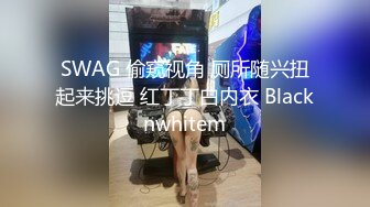 SWAG 偷窥视角 厕所随兴扭起来挑逗 红丁丁白内衣 Blacknwhitem