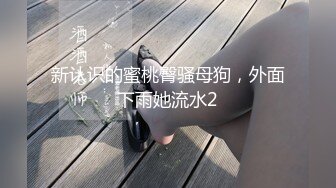 新认识的蜜桃臀骚母狗，外面下雨她流水2