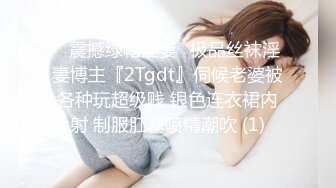 ♈震撼绿帽淫妻♈极品丝袜淫妻博主『2Tgdt』伺候老婆被各种玩超级贱 银色连衣裙内射 制服肛塞喷精潮吹 (1)