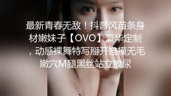 最新青春无敌！抖音风苗条身材嫩妹子【OVO】豪华定制，动感裸舞特写掰开自摸无毛嫩穴M腿黑丝站立放尿